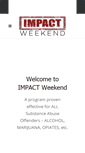 Mobile Screenshot of impactweekend.com