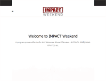 Tablet Screenshot of impactweekend.com